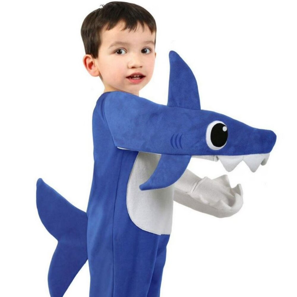 Chompin' Daddy Shark Child Costume with Sound Chip Extra Small